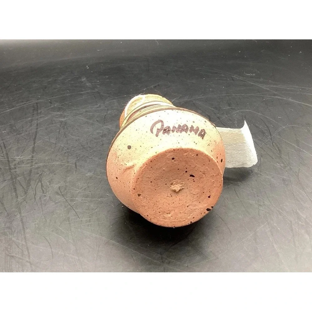 Handcrafted Miniature‎ Pottery Vase From Panama Rain Forest 2.75